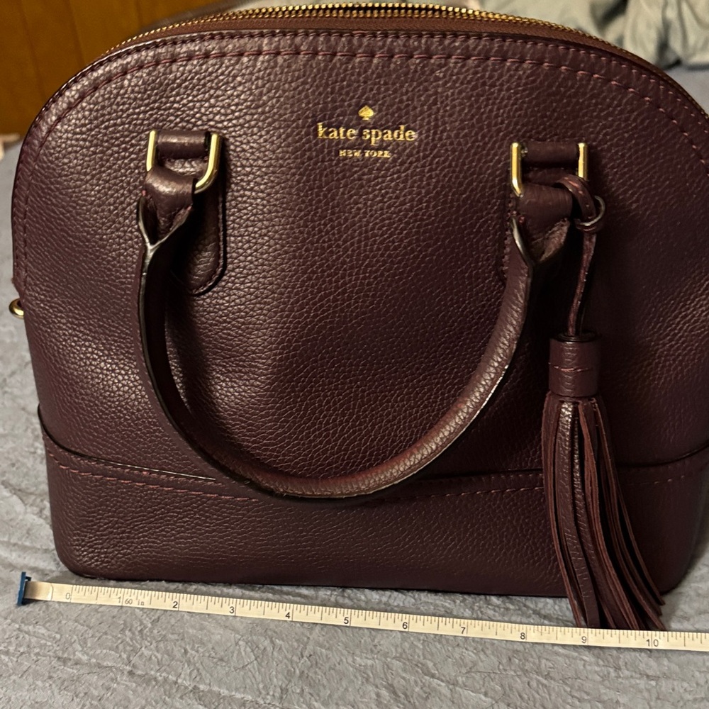 Kate Spade Deep Red Leather Satchel